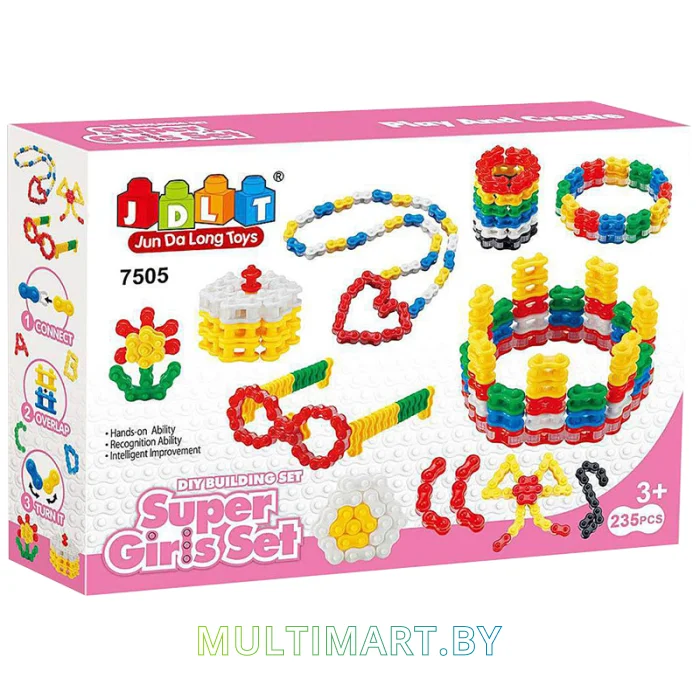 Конструктор JDLT 7505 Super Girls Set (235 деталей) [HWA893912]